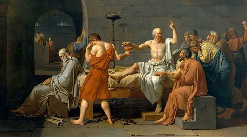 La Mort De Socrate Tableau De David