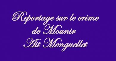 Crime De Mounir Ait Menguellet